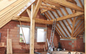 Onthank attic trusses